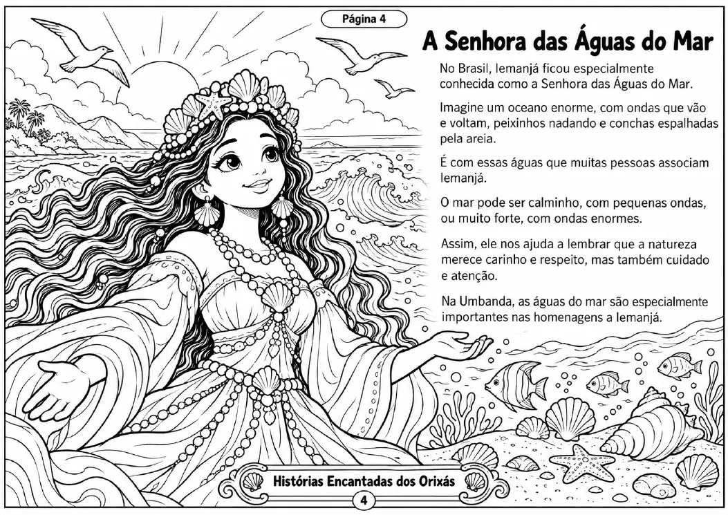 Página das histórias dos Orixás 4