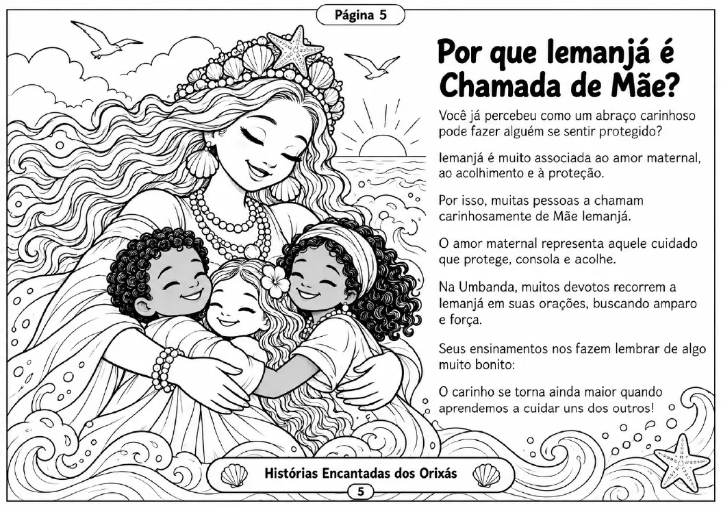 Página das histórias dos Orixás 5