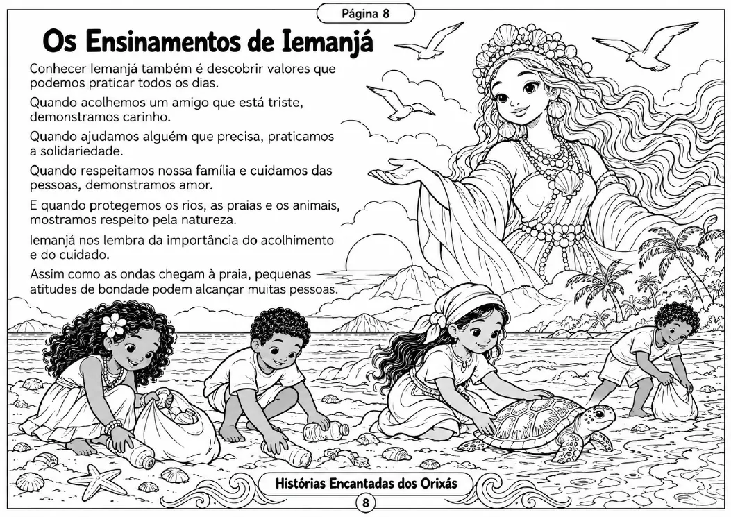 Página das histórias dos Orixás 8