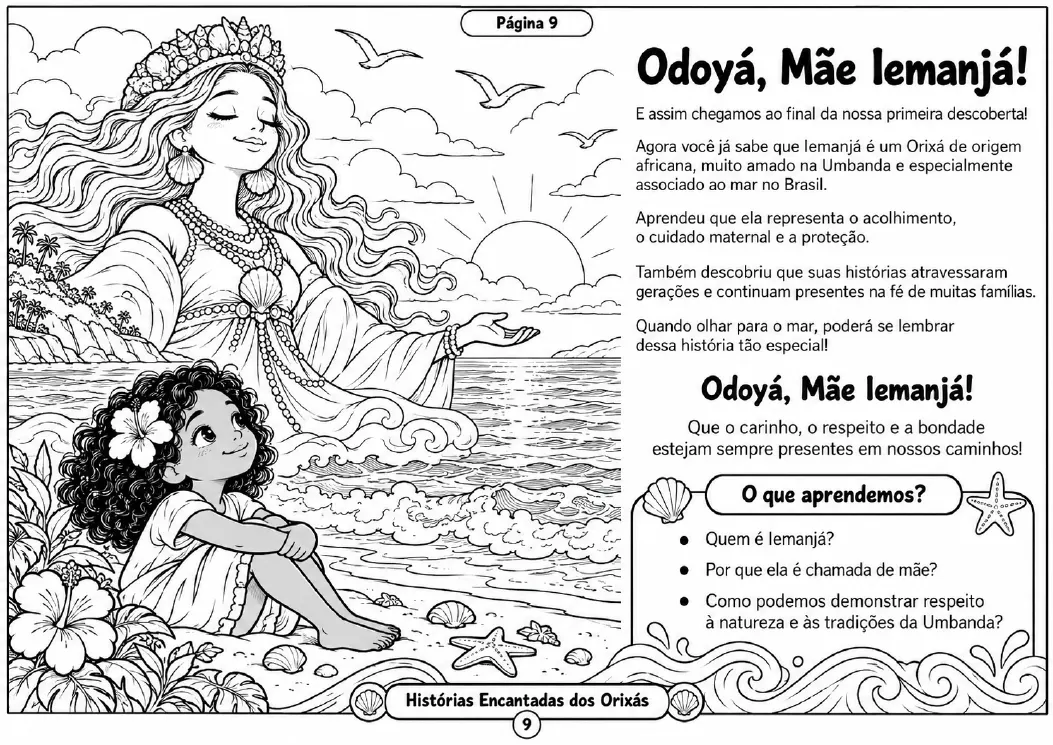 Página das histórias dos Orixás 9