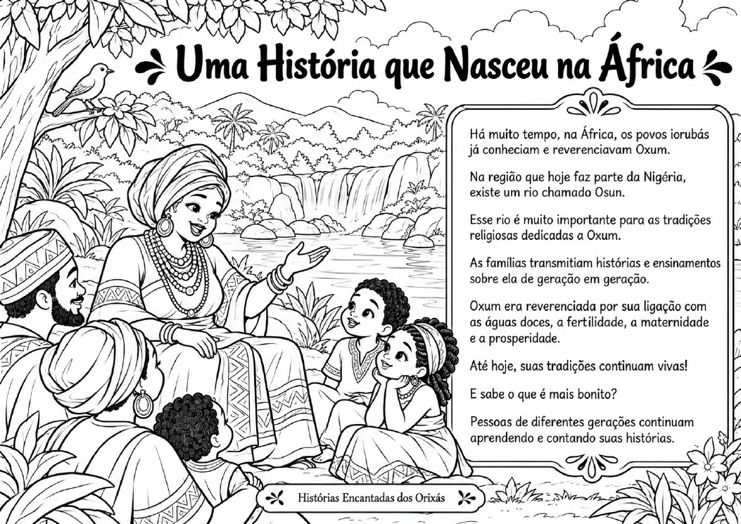 Página das histórias dos Orixás 11