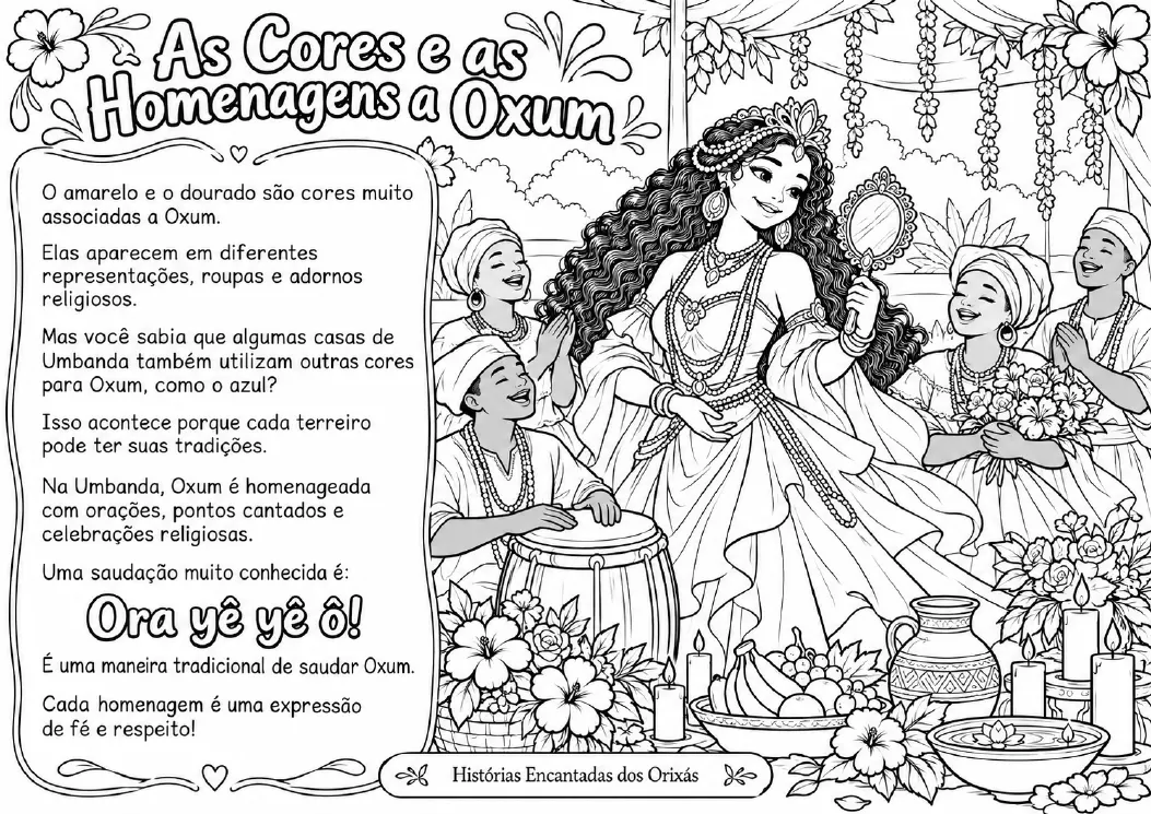 Página das histórias dos Orixás 16