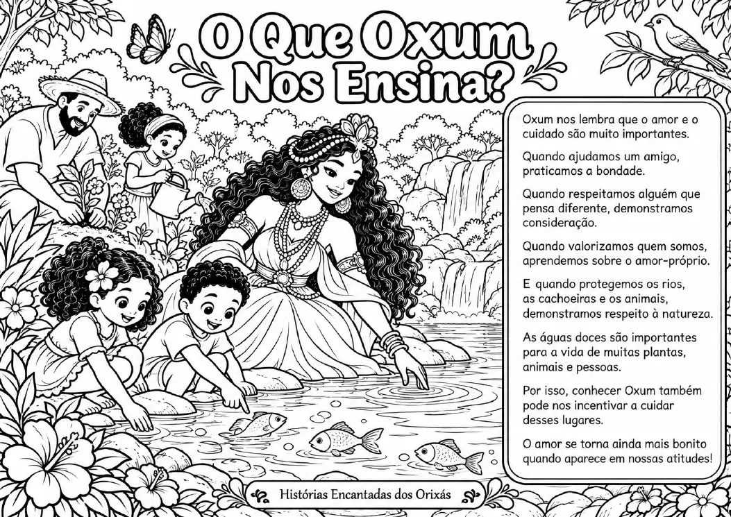 Página das histórias dos Orixás 17