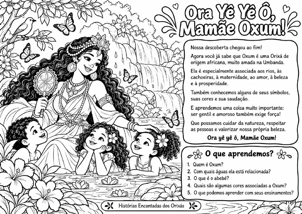 Página das histórias dos Orixás 18